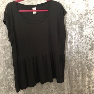 Casual Peplum Tee